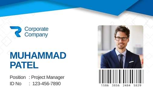 Sample Corporate ID Card