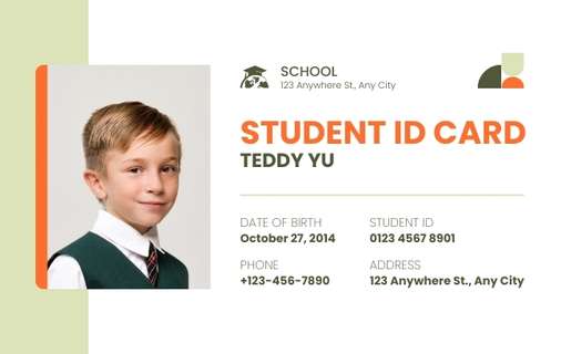 Sample Hospital ID Card